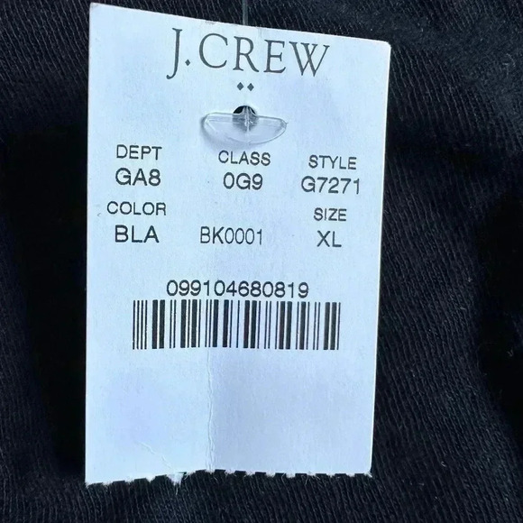 J. Crew Factory Navy Long Sleeve Tee - Picture 3 of 6